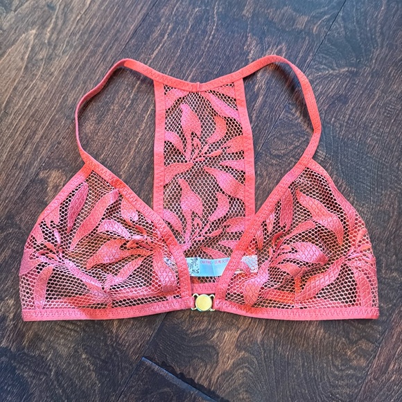 NWOT Free People | Intimately | Red Henna Raya Embroidered Bralette Bra - Small - Picture 1 of 4